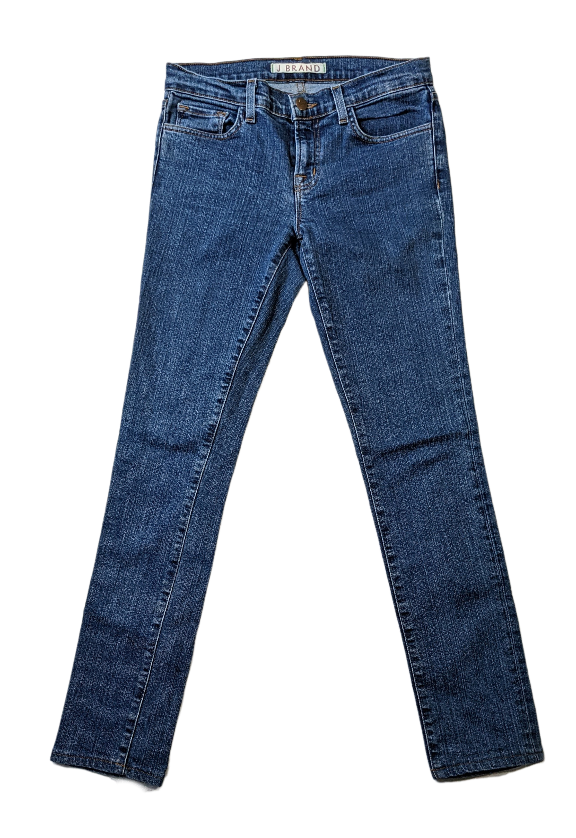 J Brand Medium Wash Size 27 Skinny Jeans Upgrade your denim game with these J Brand Skinny Jeans. Made with high quality denim, they'll keep up with you wherever you