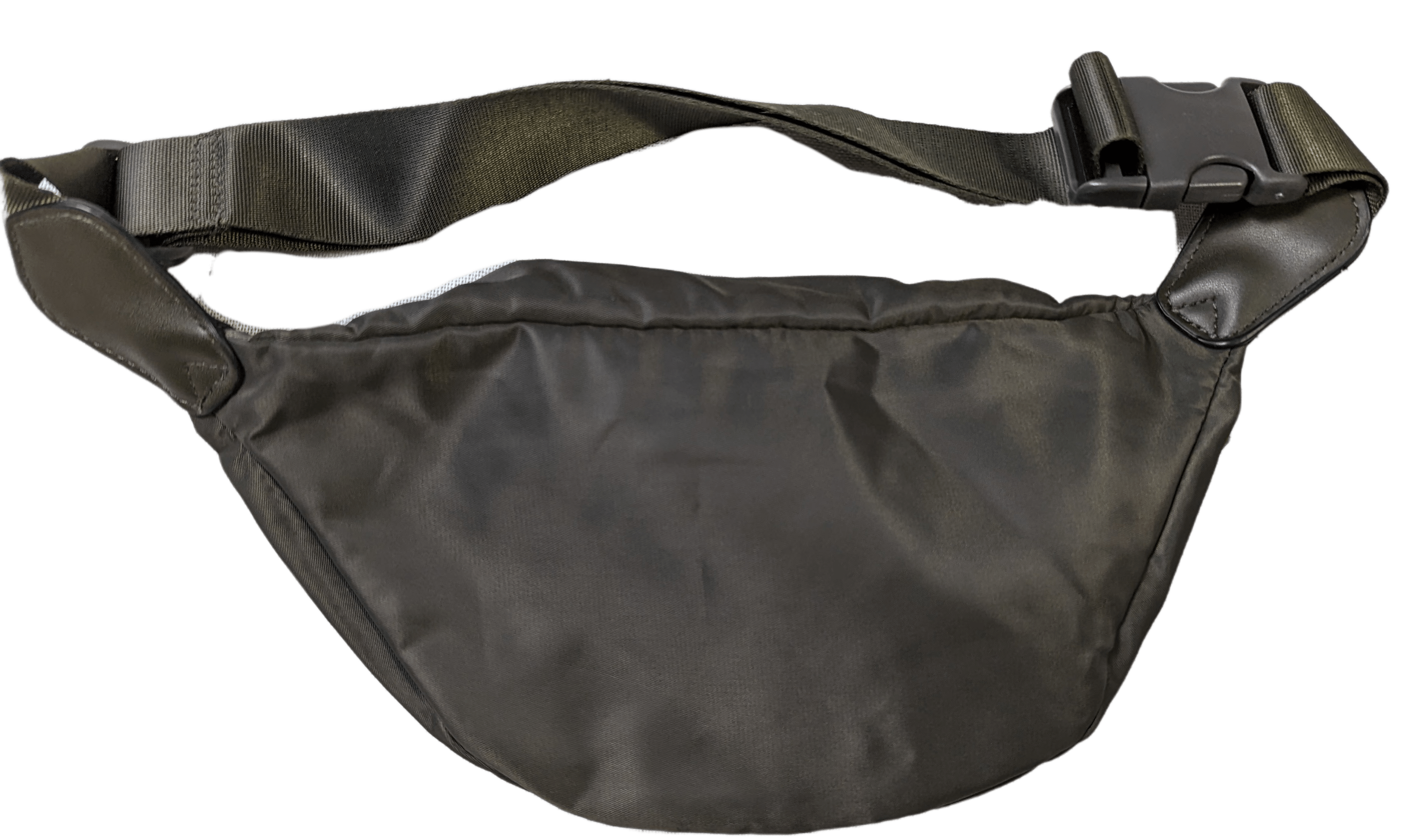 A New Day Olive Green Belt Bag  Stay hands-free and stylish with the A New Day Belt Bag! This olive green bag features dual zippers and is made from durable nylon fa