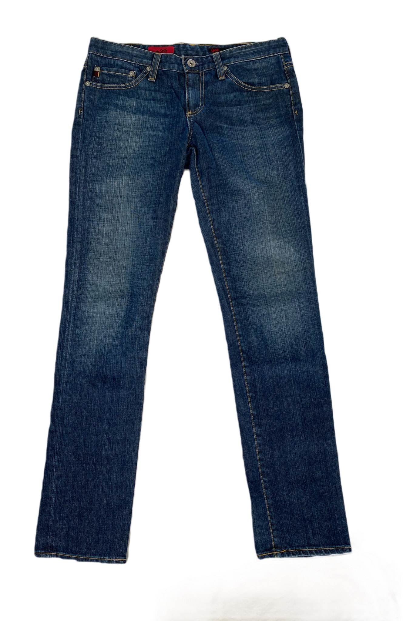 AG - Adriano Goldschmied The Stilt Jeans Size 28R  Experience style and comfort with AG - Adriano Goldschmied The Stilt jeans! Featuring a flattering cigarette leg s