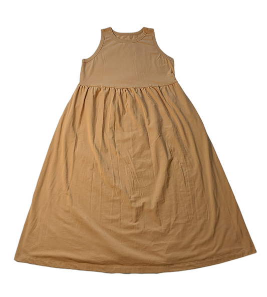 A New Day Sleeveless Knit Dress The perfect color for a Fall day, wear over a long-sleeve t shirt and boots for a cute, cozy look!