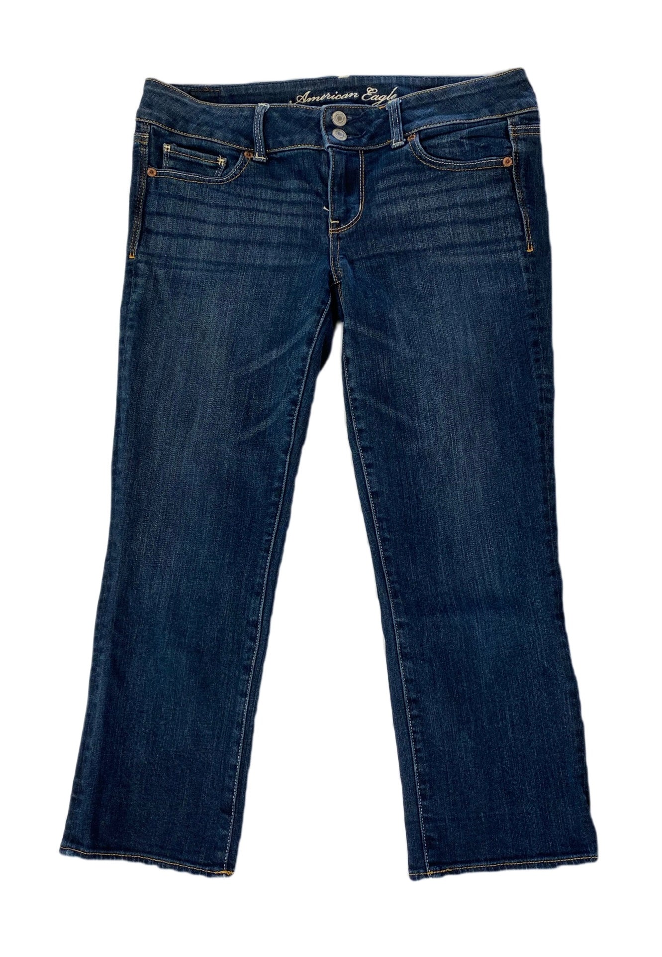 America Eagle Artist Cropped Jeans American Eagle Artist cropped blue denim jeans..