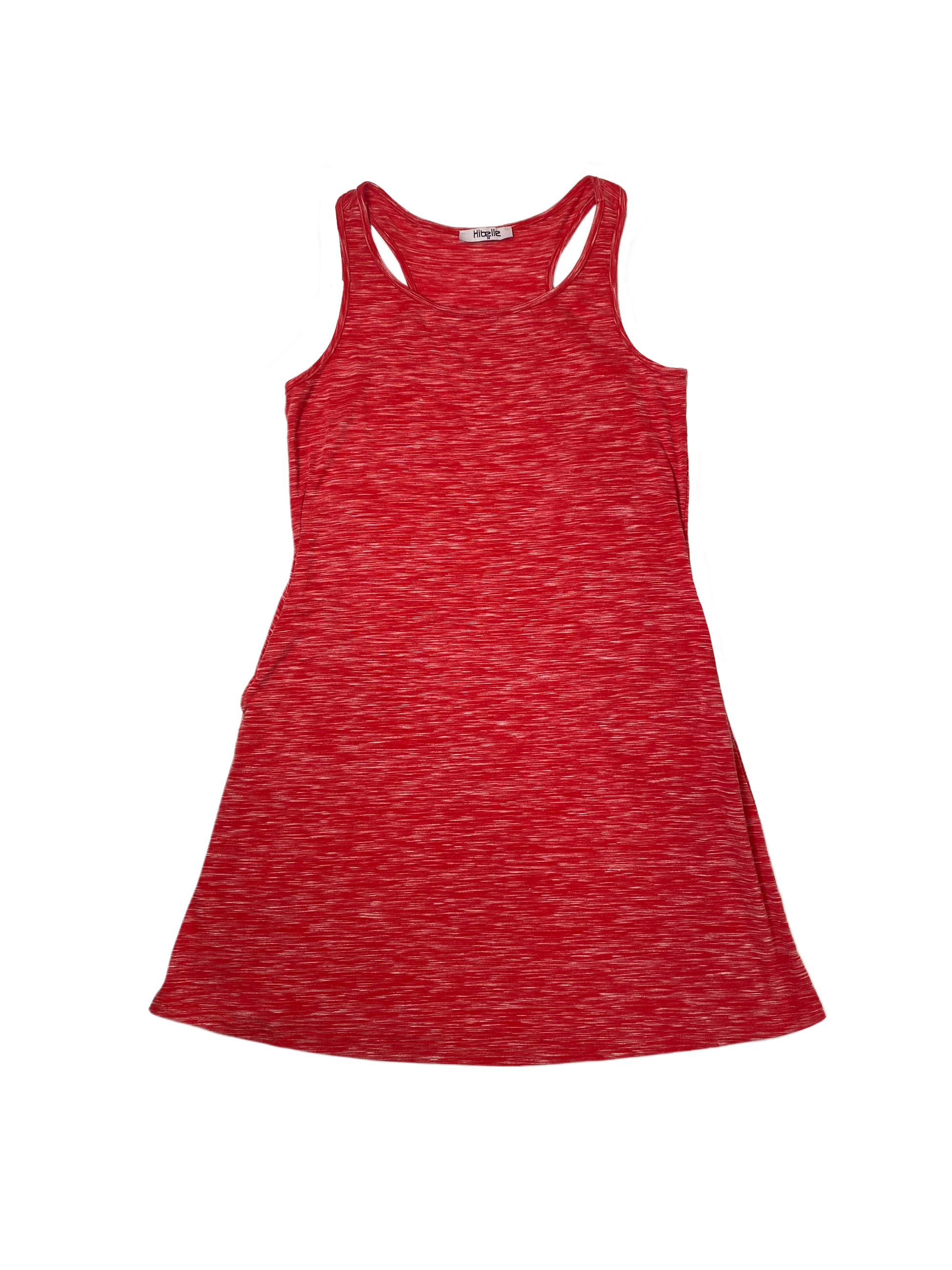 Hibelle Red Razor Back Tank DressThis dress will look great with sneakers or sandals. Toss on a denim jacket or a cardigan and you're ready for a day out shopping or walking lunching with friends.