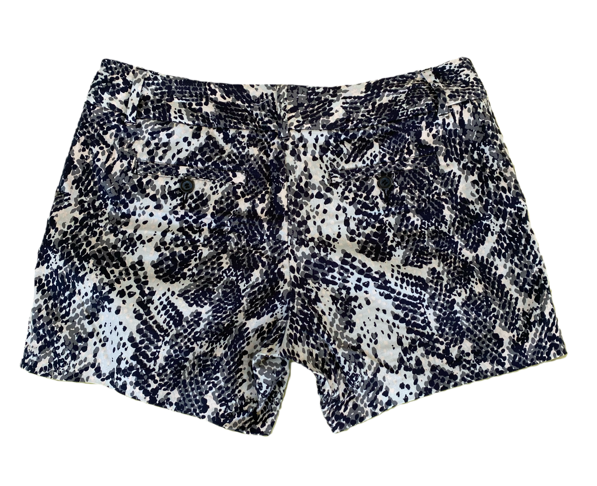 INC Snakeskin Print Shorts Size 8  Add a wild touch to your summer style with these INC Snakeskin Print Shorts! The black and white print adds a playful twist to any