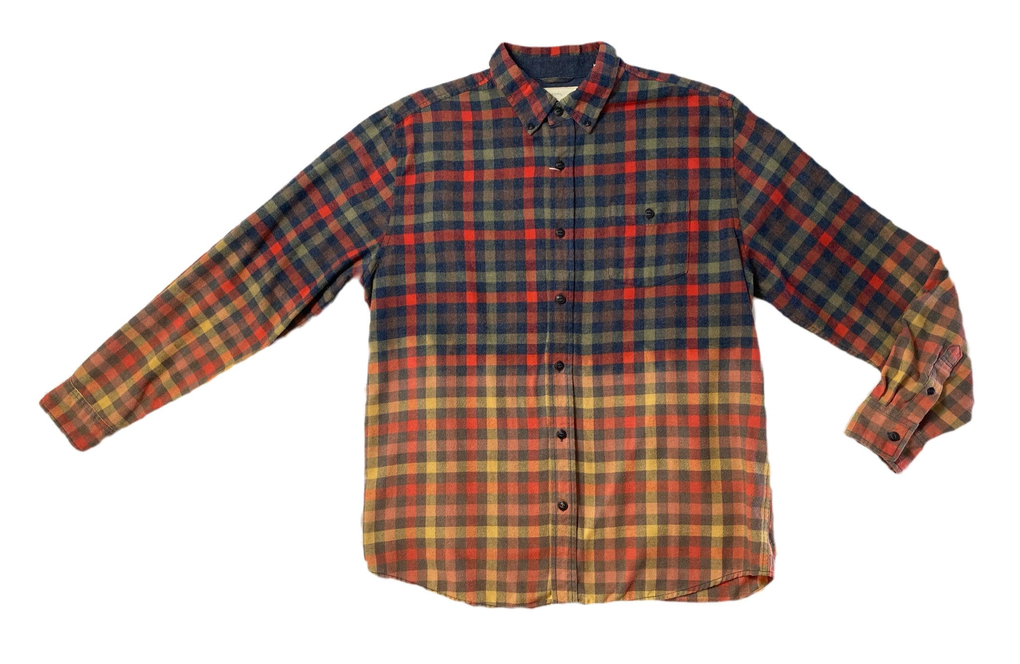 REFRESHED - Original Weatherproof Vintage Hand Bleached Flannel Shirt  This REFRESHED Original Weatherproof Vintage Hand Bleached Flannel Shirt is the perfect mix of