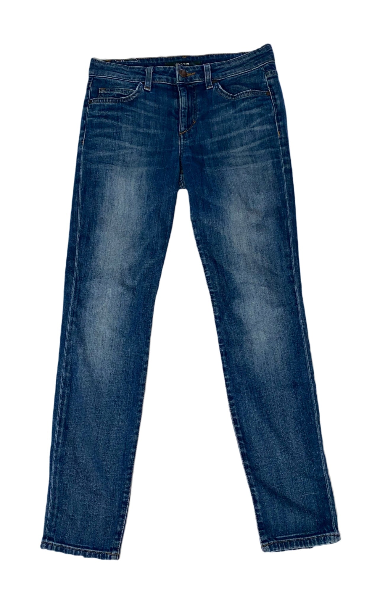 Joe's Jeans Skinny Ankle Denim Faded blue, 5 pocket skinny ankle denim jeans.