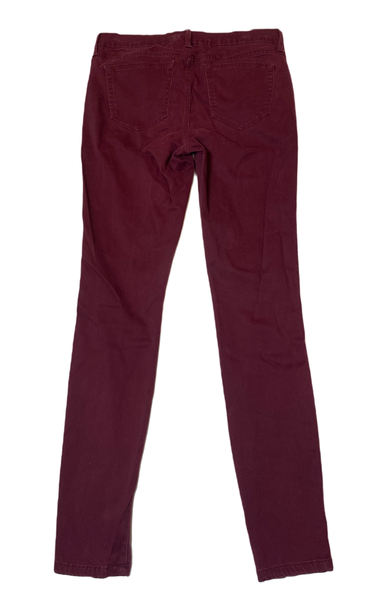 a.n.a. Burgundy 5 Pocket Skinny Jeans Size 27  Make a statement with these a.n.a. Burgundy 5 Pocket Skinny Jeans. With a sleek fit and deep burgundy color, these jea