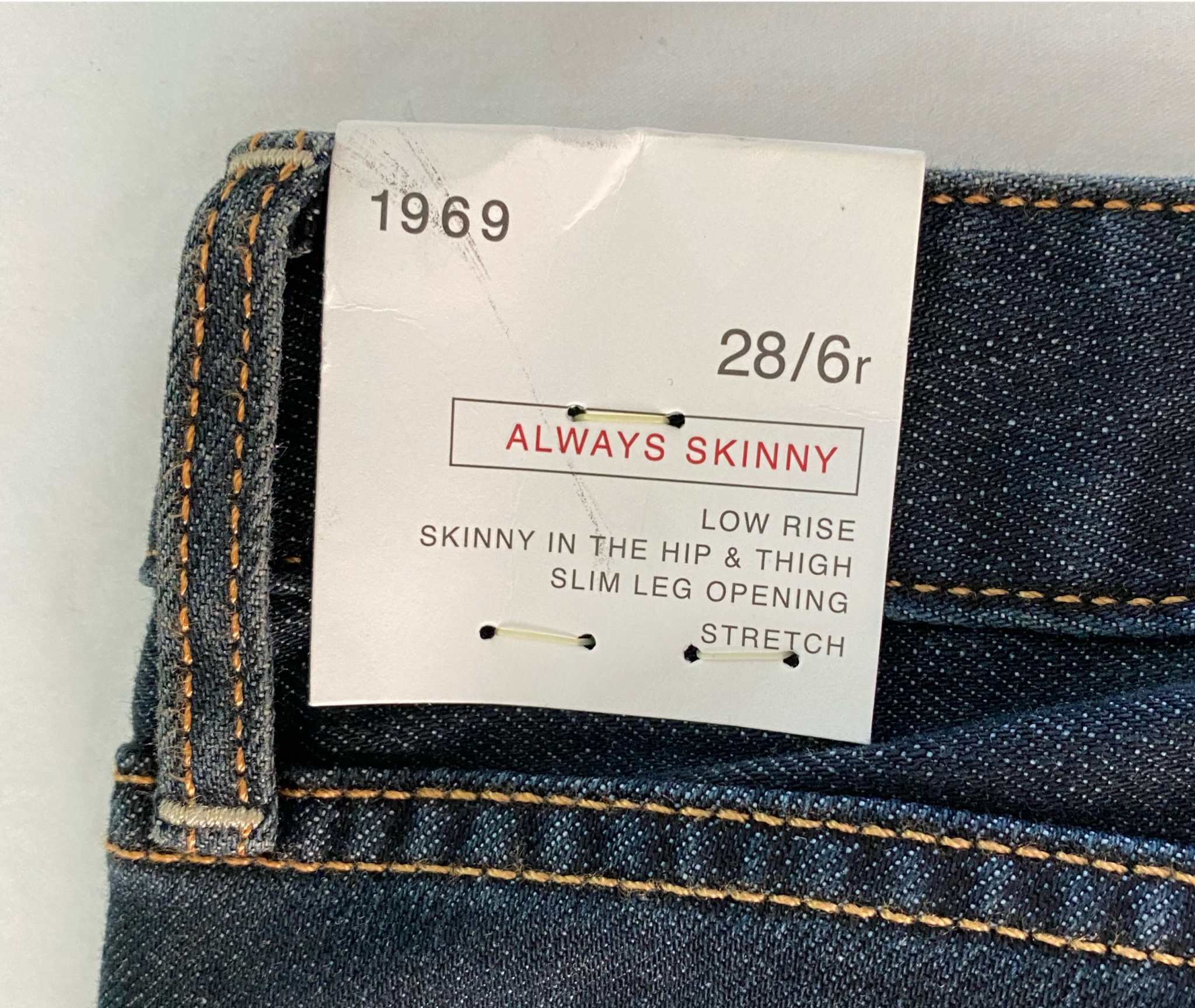 GAP 1969 Always Skinny Blue Jeans - NWT Dark blue skinny low rise jeans - New with tags!!!