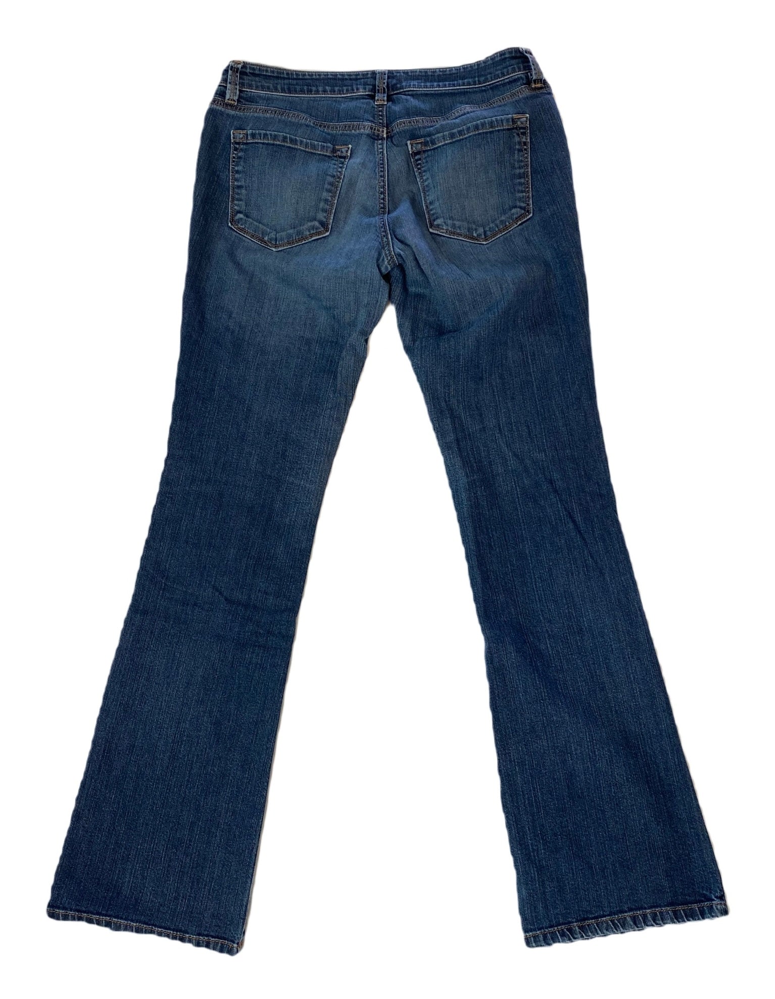 Ann Taylor LOFT Modern Boot Cut Jeans Ann Taylor Loft modern boot cut denim blue jeans. These jeans are designed with a modern boot cut style that flatters and elongates your legs. Made with high-quality