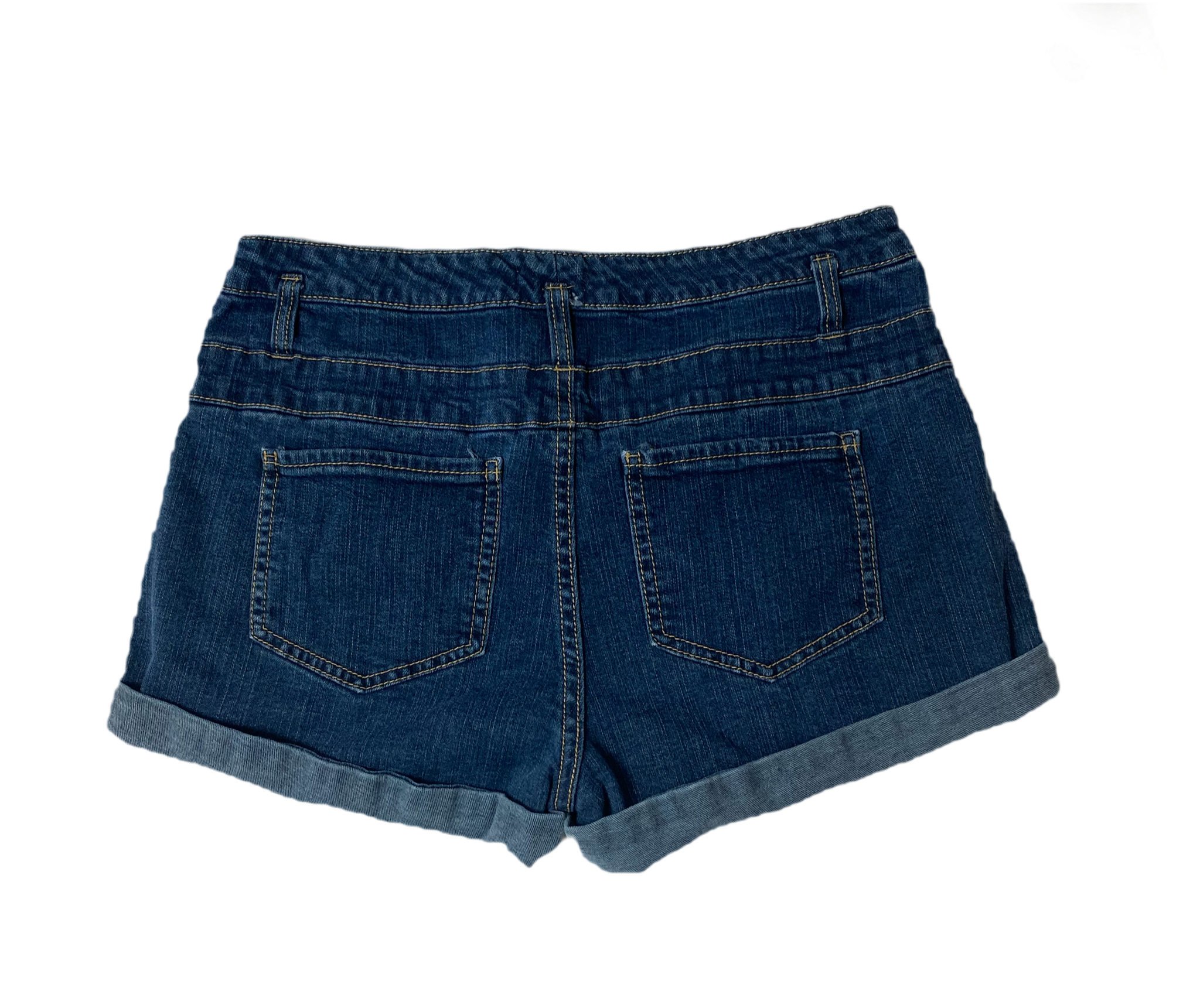 Xhilaration 3 Button Waist Denim ShortsXhilaration 3 button waist blue denim shorts with pockets.
These are perfect with your favorite flip flops and colorful t-shirt for any summer day!