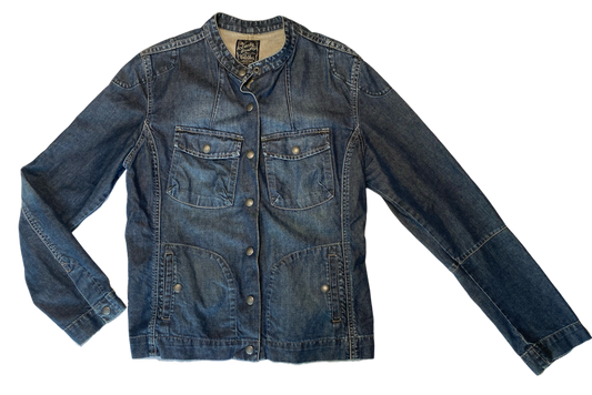 Lucky Brand Denim Jacket Lucky Brand no collar denim jacket.