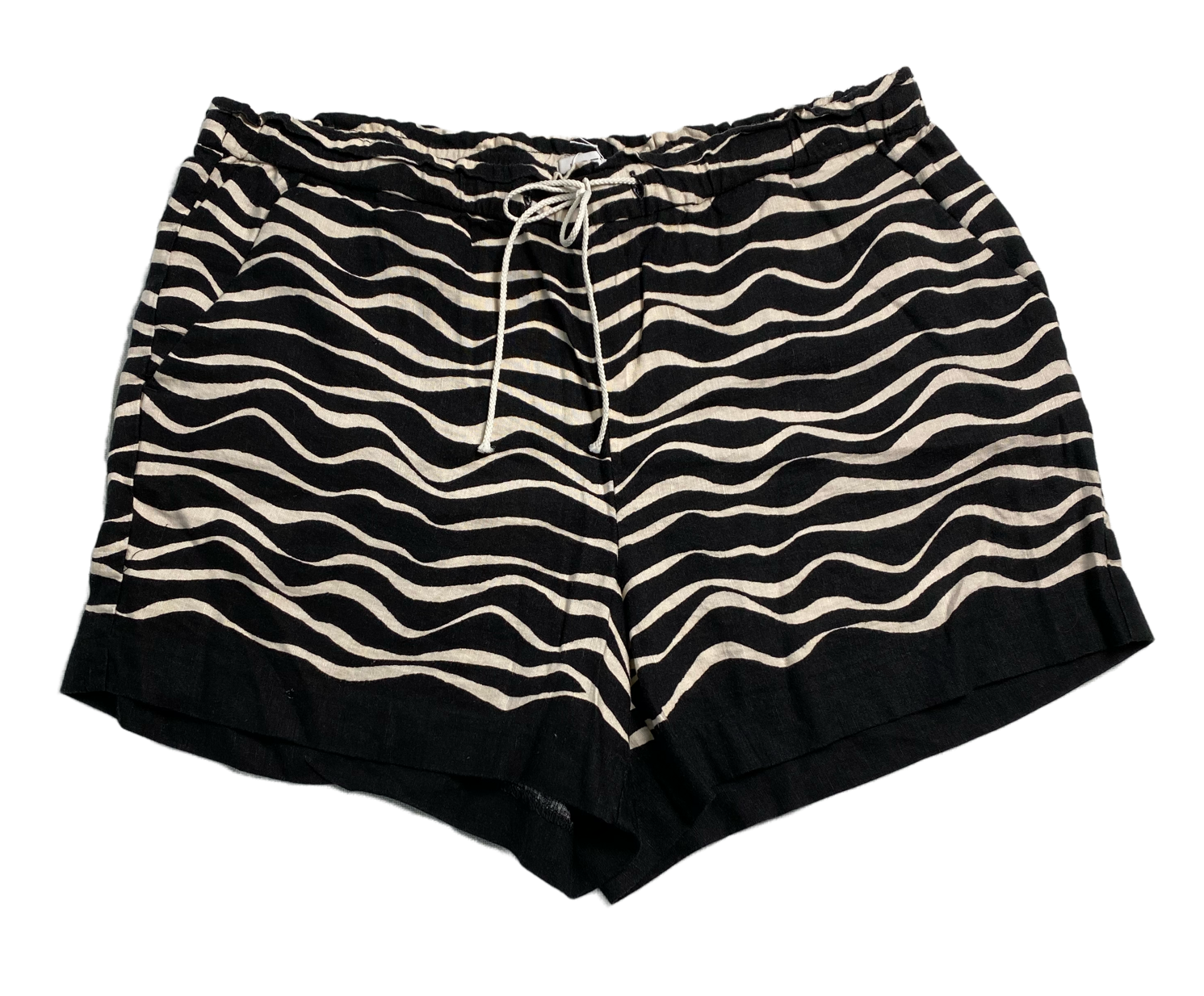 Loft Zebra Striped Shorts!Such a cute pair of shorts!  Any color you choose will look great with them.  Go easy with black, go crazy with fuchsia!  You set the mood!
 