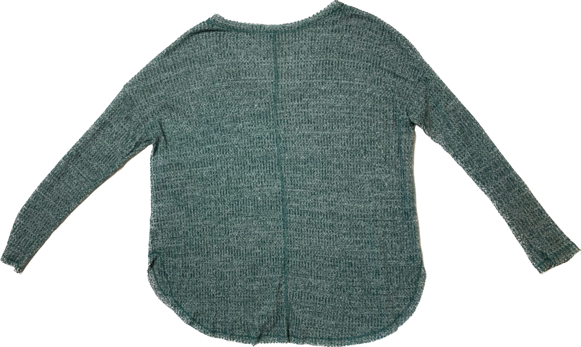 Wild Fable Green Heathered Long Sleeve V-Neck Top Light weight thermal, V-neck top.