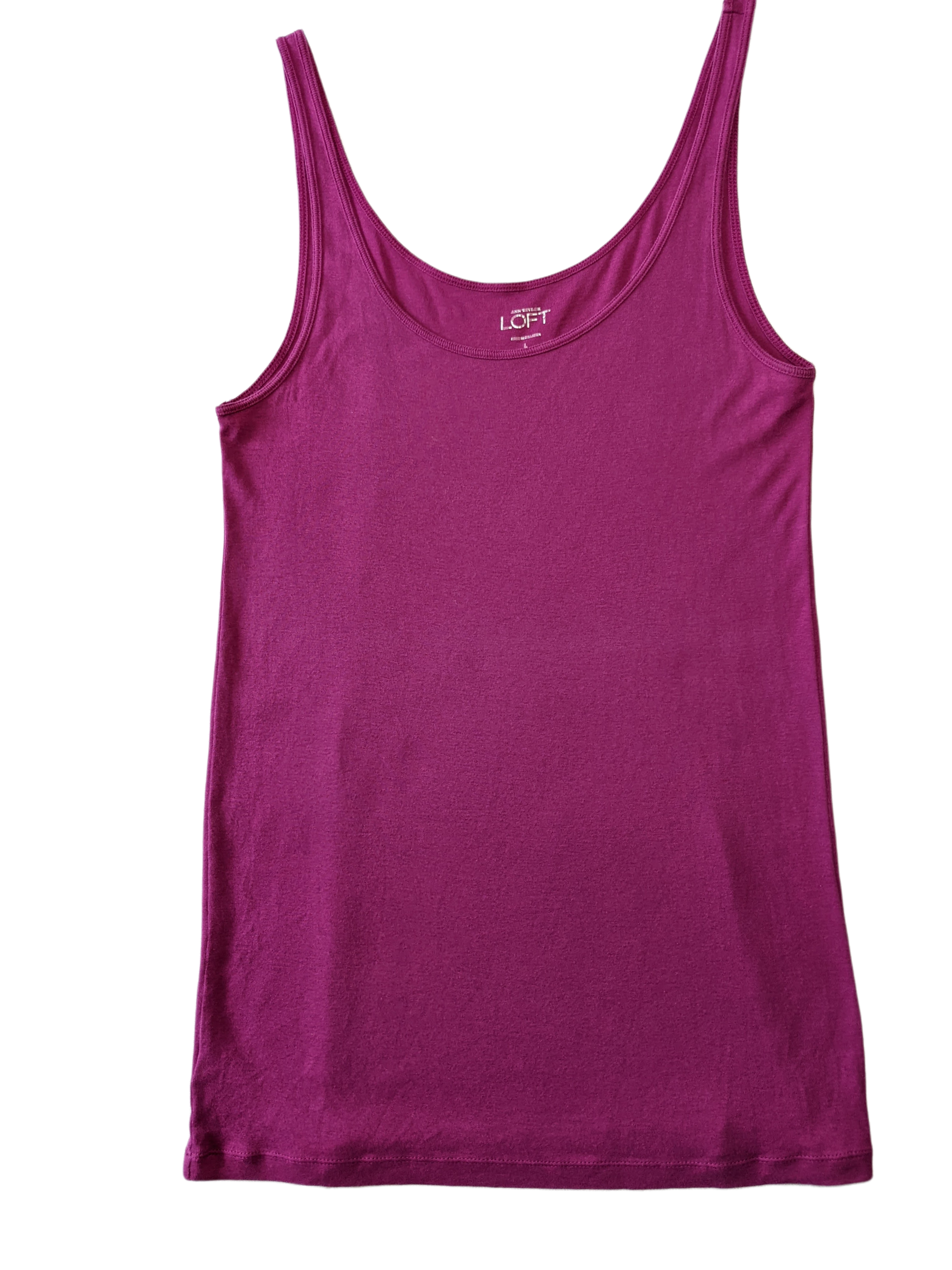 Loft Brand Magenta Tank Top Perfect basic to add just the right pop of color to your outfit!