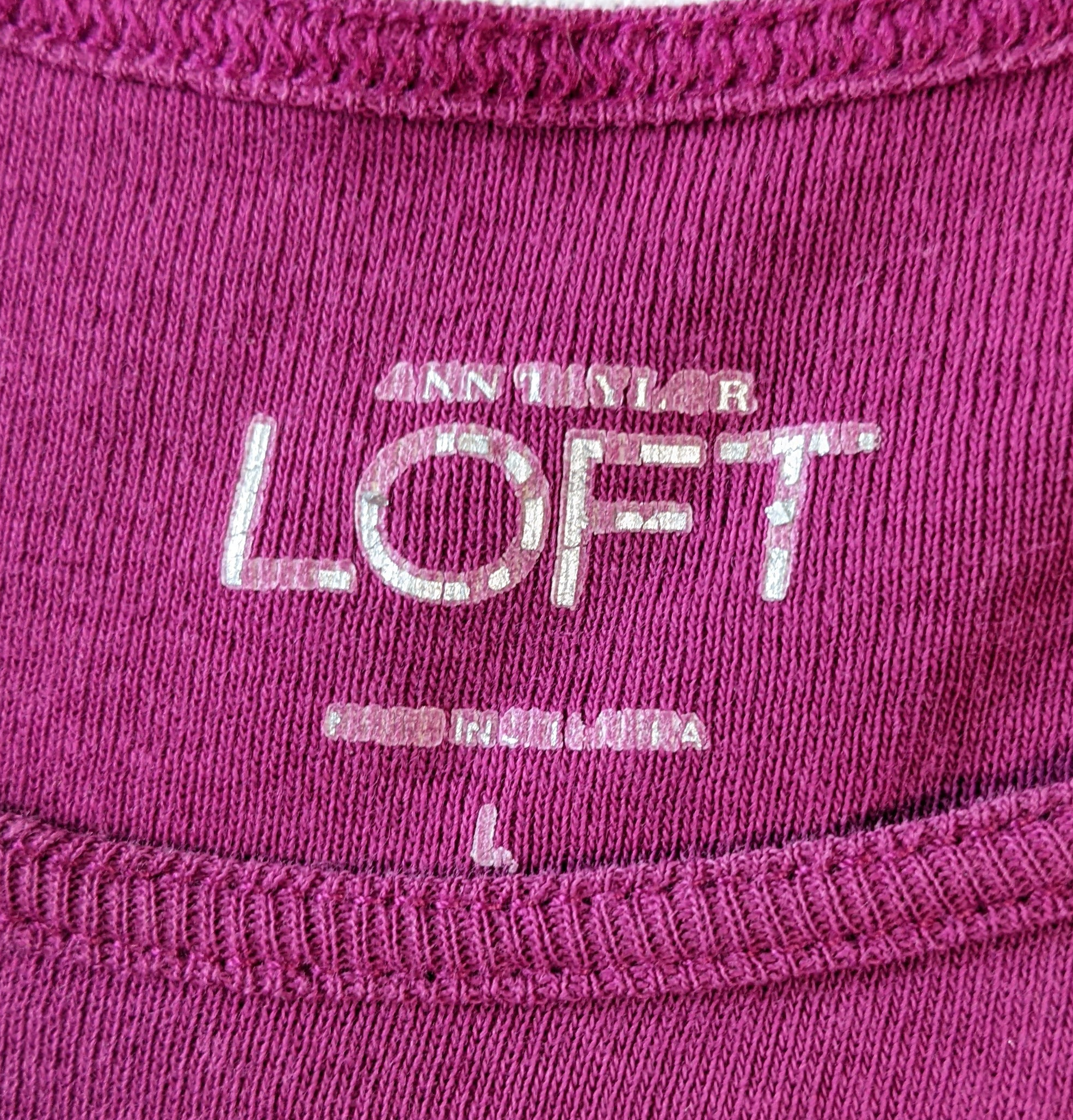 Loft Brand Magenta Tank Top Perfect basic to add just the right pop of color to your outfit!