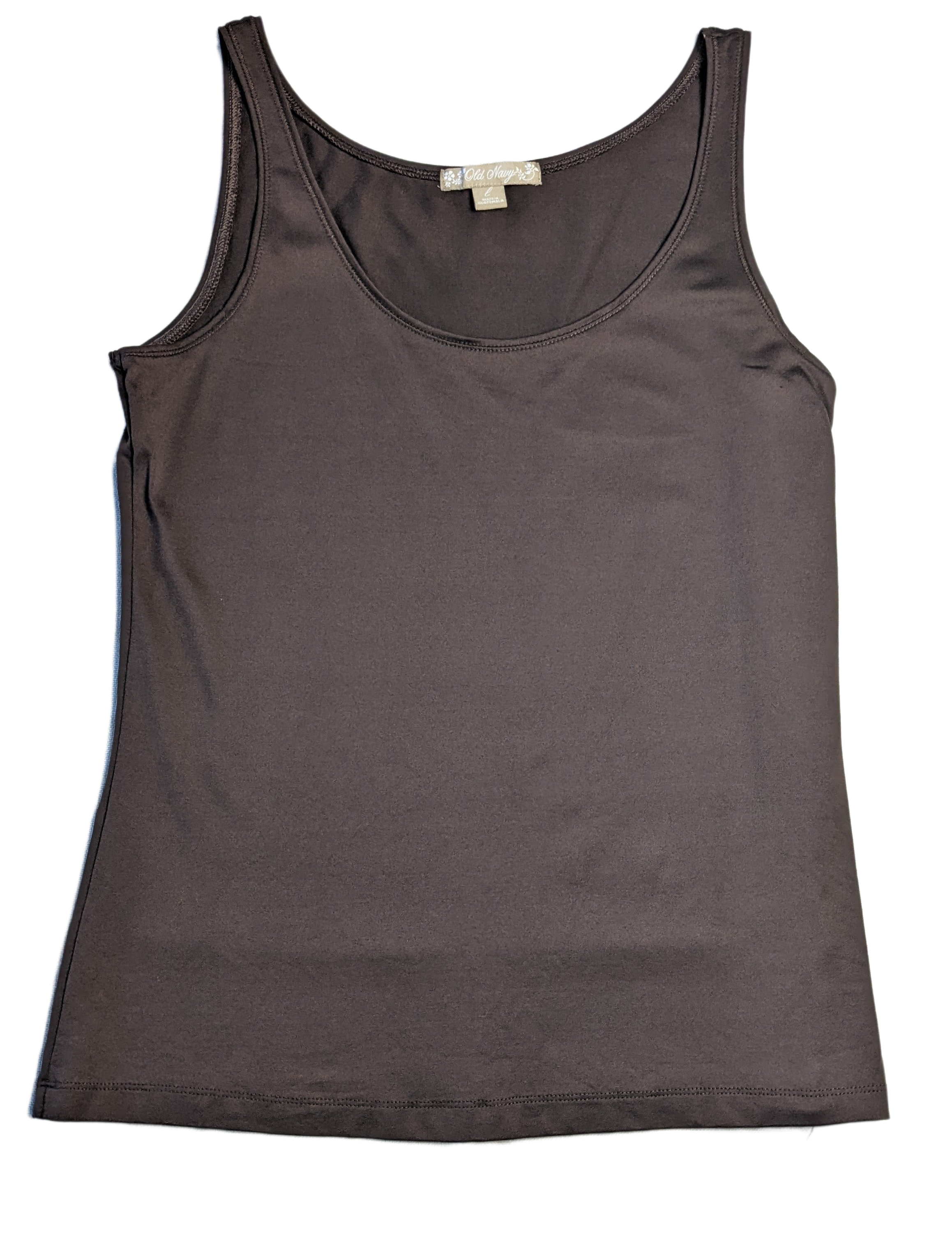 Old Navy Solid Brown Tank This is the perfect tank for Fall! It will work under your favorite blazer, or a cute cardigan!