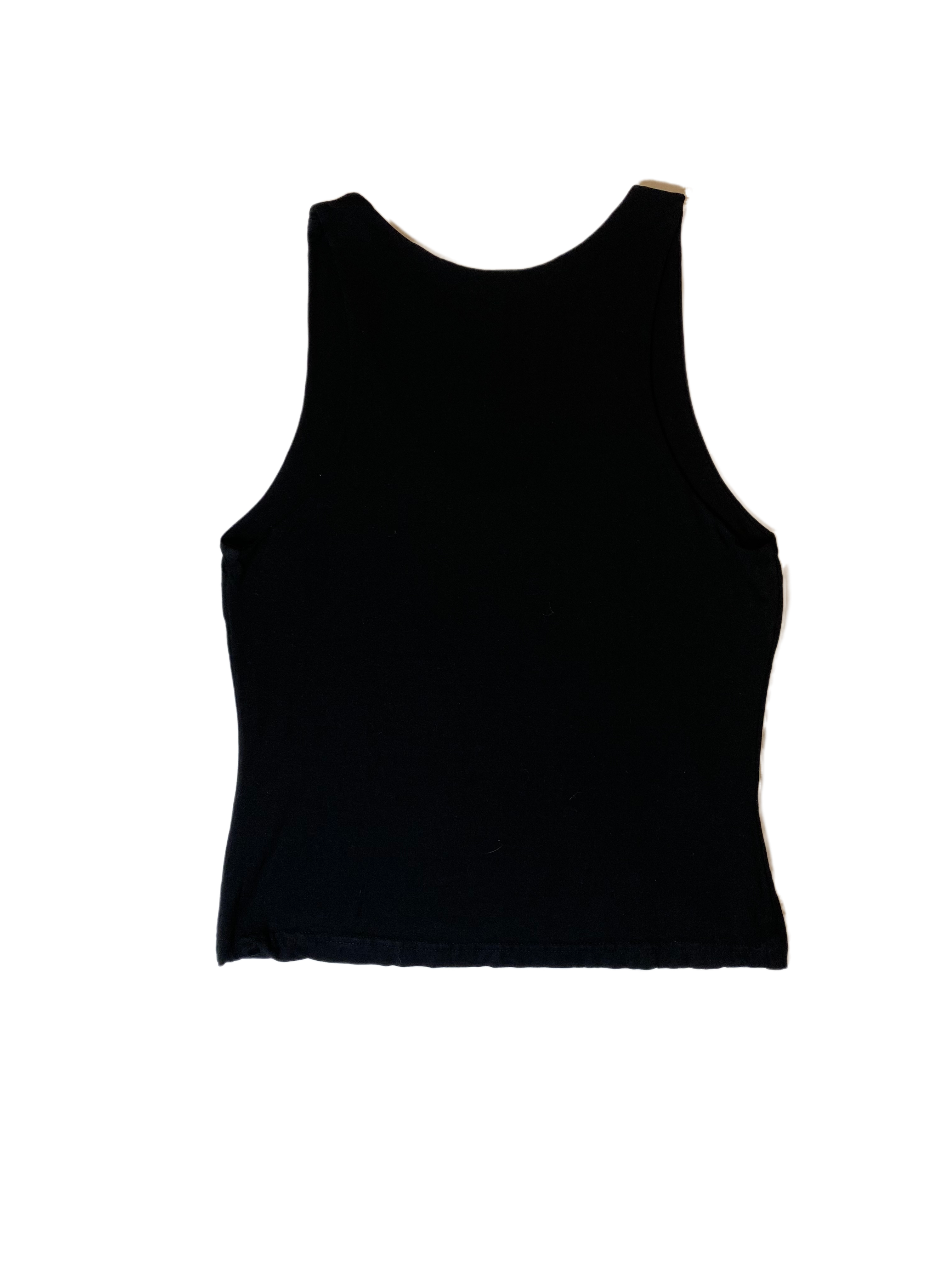 CAbi Black V-Neck Sleeveless Top This is a great basic v-neck tank. Wear as is, or as a layering piece.