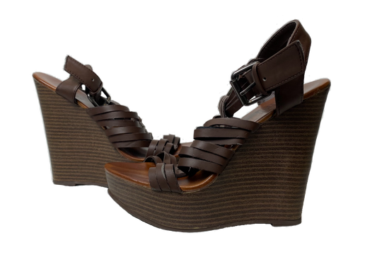 Mix No. 6 Brown Leather Wedge Heels Size 6 NWOT Wedge your way into style with these Mix No. 6 brown leather wedges. The wooden heel gives you a lift without comprom