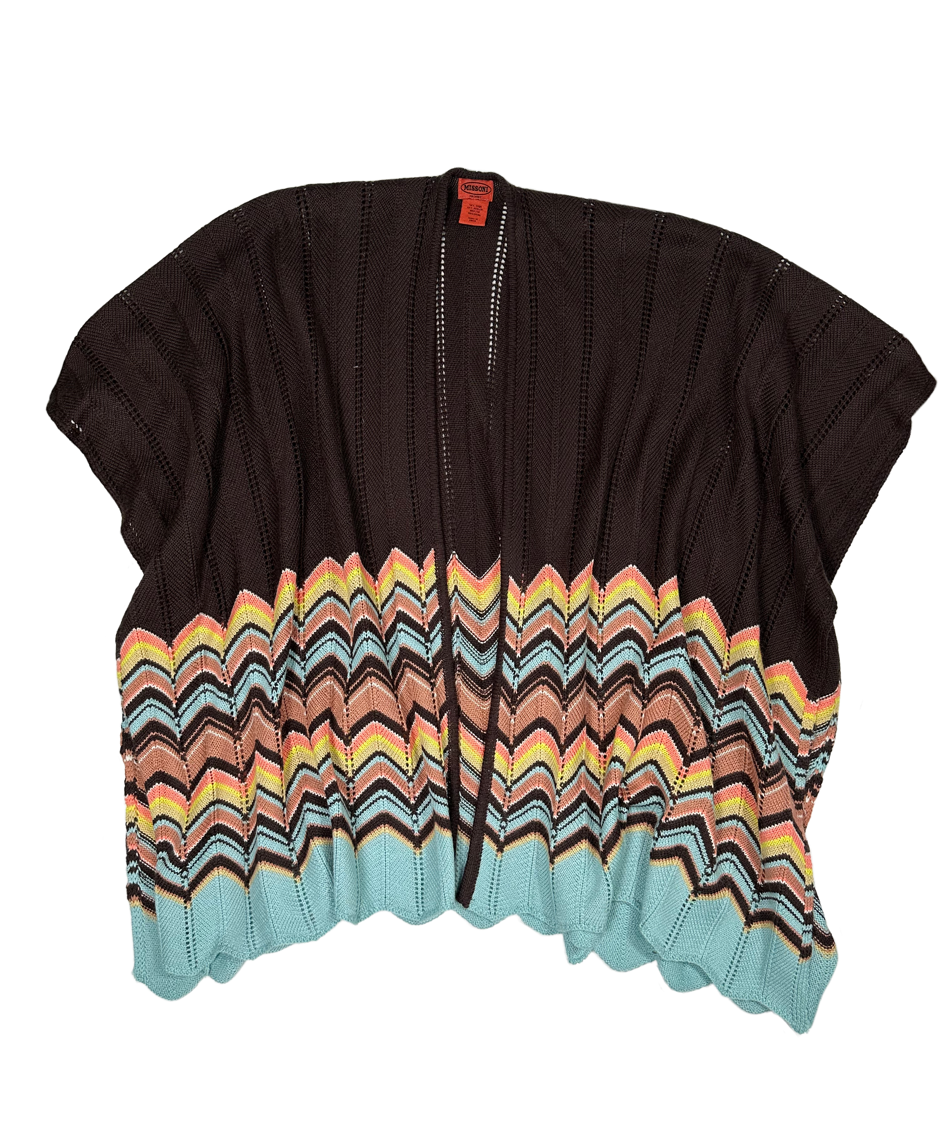 Missoni for Target Chevron Weave PonchoKeep yourself warm and stylish with this one size Missoni for Target chevron weave poncho! The colorful chevron weave will have you looking on-trend for sure! With iTarget Chevron Weave PonchoSweater