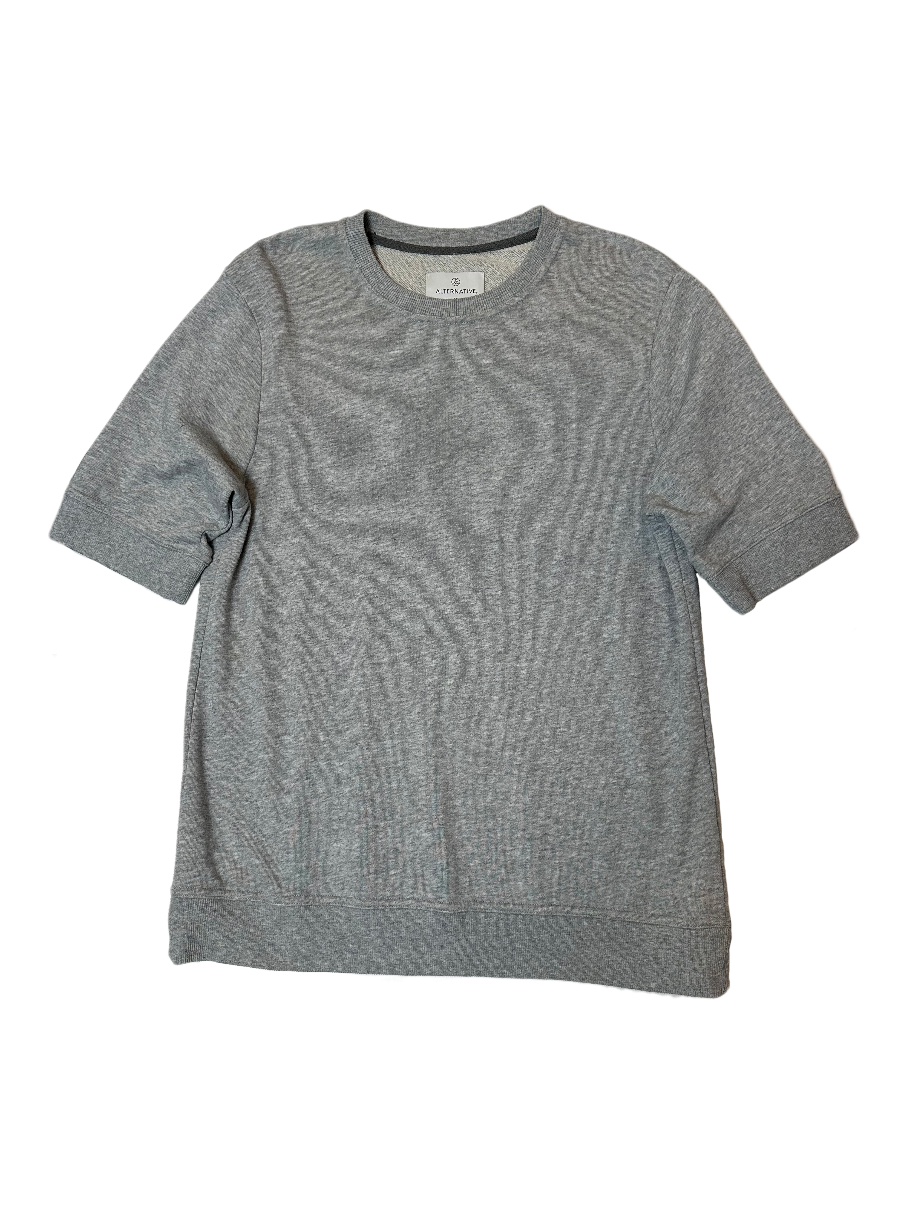 Alternative Short Sleeve Grey French Terry ShirtPair this with black leggings, tall black boots and a chunky denim jacket, or skinny jeans and white converse for a relaxed stylish look.Alternative Short Sleeve Grey French Terry ShirtShirt