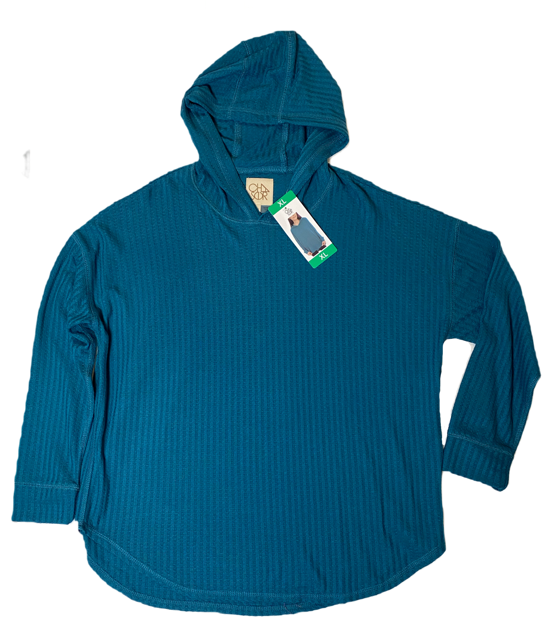 Chaser Teal Pullover Thermal Hoodie - NWT New with tags, soft pullover thermal hoodie with long sleeves.
Great hoodie to for those casual Fall walks.